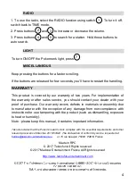 Предварительный просмотр 4 страницы Teknofun 811 354 User Manual