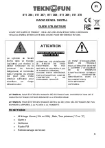 Предварительный просмотр 5 страницы Teknofun 811 354 User Manual