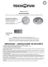 Preview for 3 page of Teknofun 811 357 Instruction Sheet