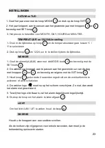 Предварительный просмотр 23 страницы Teknofun 811 370 User Manual