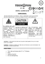 Preview for 1 page of Teknofun 811 392 User Manual