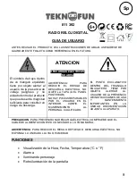 Предварительный просмотр 9 страницы Teknofun 811 392 User Manual