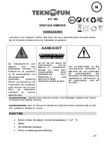 Предварительный просмотр 21 страницы Teknofun 811 392 User Manual