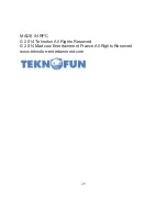 Preview for 59 page of Teknofun 811184 Manual