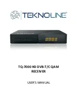 Teknoline TQ-7000 User Manual preview