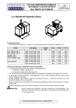 Preview for 8 page of TeknoStamap AUTO SMART Use And Maintenance Manual