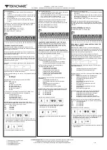 Предварительный просмотр 2 страницы Teknoware ESC 90 Installation And Maintenance Manual