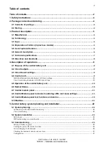 Предварительный просмотр 2 страницы Teknoware TAPSA CONTROL TKT65 Installation And Maintenance Instructions Manual