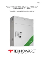 Teknoware TKT66 Installation And Maintenance Instructions Manual предпросмотр