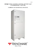 Предварительный просмотр 1 страницы Teknoware TKT68C Installation And Maintenance Instructions Manual