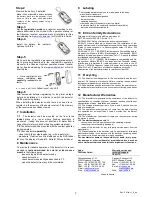 Preview for 2 page of teko Astra-361 Operating Manual