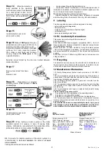 Preview for 4 page of teko Astra-516 Operating Manual