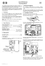 Предварительный просмотр 1 страницы teko Astra-PSTN Operating Manual