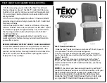 Предварительный просмотр 3 страницы teko Credit Card Cleaner Manual