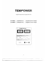 TekPower TP-3003D User Manual preview