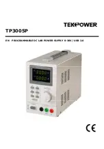 TekPower TP3005P Manual предпросмотр