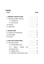 Preview for 1 page of TekPower TP40 User Manual