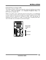 Preview for 13 page of Tekram Technology P6BXA Installation Manual