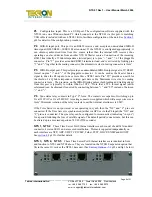 Preview for 6 page of Tekron NTS 01 User Manual