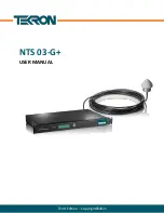 Preview for 1 page of Tekron NTS 03-G+ User Manual