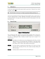 Preview for 9 page of Tekron TCG 01 User Manual