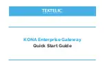 TEKTELIC Communications KONA Enterprise Quick Start Manual preview