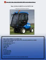 Tektite New Holland 6035 Installation Manual предпросмотр