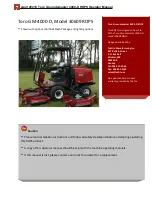 Tektite Toro Groundsmaster 4000-D Operator'S Manual предпросмотр