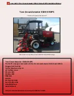 Tektite Toro Groundsmaster 4500-D ROPS Installation Manual preview