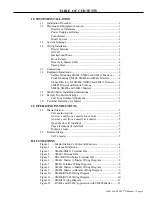 Preview for 3 page of TekTone Tek-SELECT II SM401 Operation, Installation And Service Manual