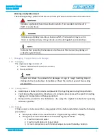 Preview for 6 page of TEKTROL TEK-BAR 3800XP Instruction Manual