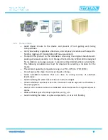 Preview for 8 page of TEKTROL TEK-C LAMP 1200A-100H Instruction Manual