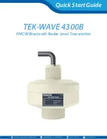 Preview for 1 page of TEKTROL TEK-WAVE 4300B Quick Start Manual