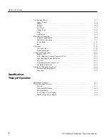 Preview for 7 page of Tektronix 070-8462-03 Instruction Manual