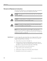 Предварительный просмотр 148 страницы Tektronix 1710J Series Instruction Manual