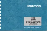 Предварительный просмотр 1 страницы Tektronix 200 Series Instruction Manual