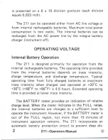 Preview for 6 page of Tektronix 211 Operator'S Manual