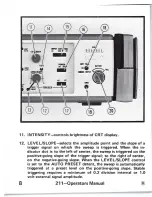 Preview for 12 page of Tektronix 211 Operator'S Manual