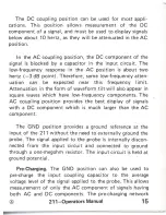 Preview for 19 page of Tektronix 211 Operator'S Manual