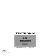 Предварительный просмотр 1 страницы Tektronix 221 Instruction Manual