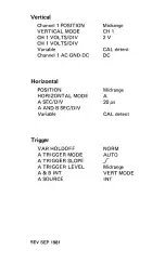 Preview for 163 page of Tektronix 2215 Instruction Manual