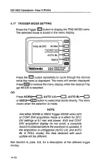 Preview for 58 page of Tektronix 222 Operator'S Manual