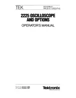 Tektronix 2225 Operator'S Manual предпросмотр