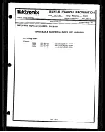 Preview for 422 page of Tektronix 2232 Service Manual