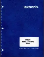 Preview for 1 page of Tektronix 2235 Instruction Manual