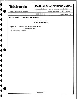 Preview for 431 page of Tektronix 2246 1Y Service Manual