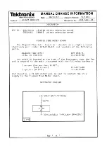 Preview for 301 page of Tektronix 2336YA Instruction Manual