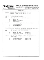 Preview for 307 page of Tektronix 2336YA Instruction Manual