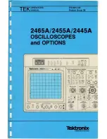 Preview for 1 page of Tektronix 2445A Operator'S Manual