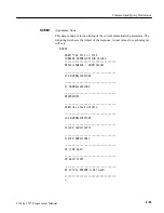 Предварительный просмотр 141 страницы Tektronix 2714 Programmer'S Manual